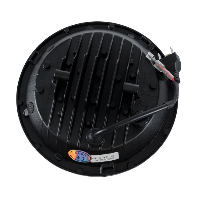 85417 Σετ 2 x Φανάρια JEEP WRANGLER 7 Ιντσών Βασικού Φωτισμού H/L με Ring Light DRL & Φλας LED CREE CXB COB 75W 12000lm DC 10-30V Αδιάβροχα IP67 Ψυχρό Λευκό 6000K - 5