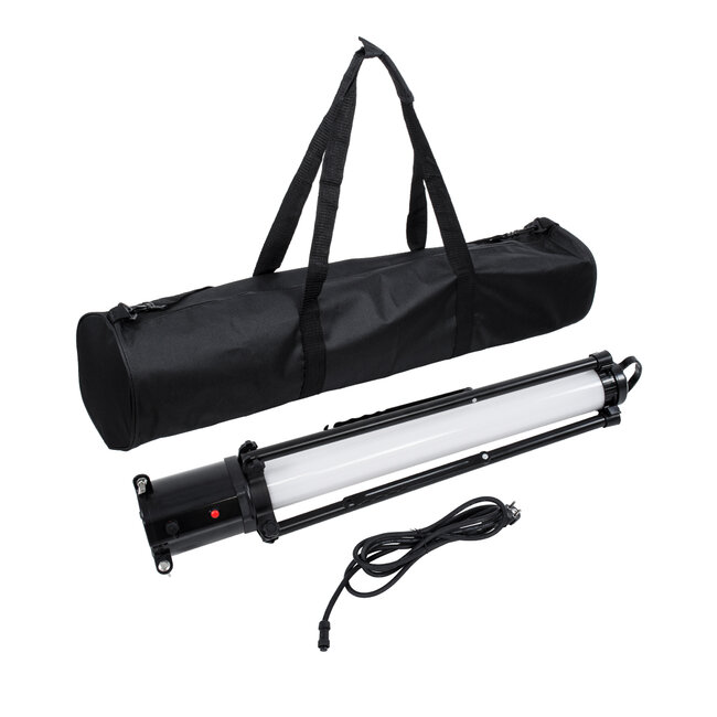 99051 WORKING LIGHT LED Επαγγελματικό Φωτιστικό Εργασίας - Δυνατότητα Τοποθέτησης με Τρίποδο ή Κρεμαστό - 65W 6000lm 360° AC 220-240V IP65 με Αντοχή Κρούσης IK08 Φ70 x Υ130cm Ψυχρό Λευκό 6500K - 3 Years Warranty - 13