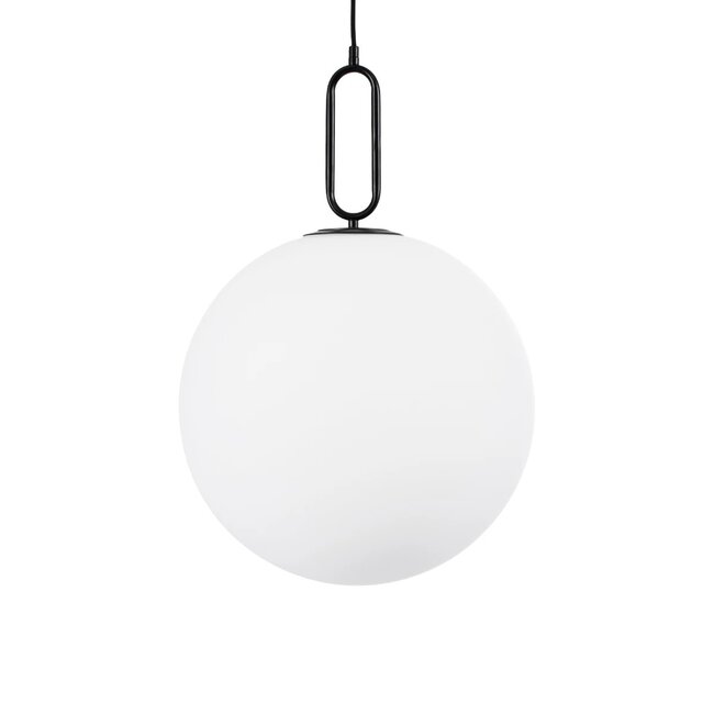 kelvo® BELLISSIMO KLV-101-0375 Κρεμαστό Φωτιστικό Οροφής για Λάμπα με Ντουί E27 AC 220-240V IP20 - Μαύρο Ματ & Λευκό - Μ40 x Π40 x Υ62cm - 4