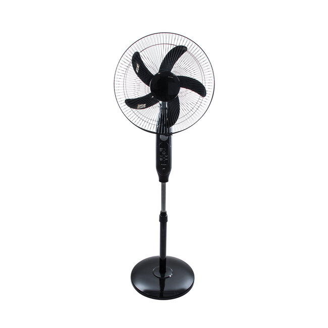 SOLARE-FAN 85358 Solar Fan Αυτόνομος Ηλιακός Επιδαπέδιος Ανεμιστήρας 25W 2 Λειτουργιών Ρεύματος με AC 220-240V ή με Φωτοβολταϊκό Panel 9V 15W & Επαναφορτιζόμενη Μπαταρία Li-ion 7.4V 6000mAh - 12 Ταχύτητες - Ασύρματο Χειριστήριο - Ενσωματωμένο USB 2.0 Charger Συσκευών - IP20 - Μ44 x Π37.5  - 4