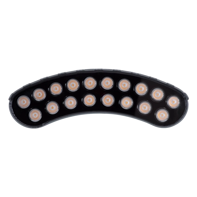 TREELIGHT-KINA 90231 Κυρτή Μπάρα Φωτισμού Wall Washer με Αντιθαμβωτική Γρίλια Ειδική για Φυτά - Δέντρα LED 18W 1530lm 15° DC 24V Αδιάβροχο IP65 L24.5 x W7 x H8cm Αρχιτεκτονικό Πορτοκαλί 2200K - Γκρι Ανθρακί - 3 Years Warranty - 4