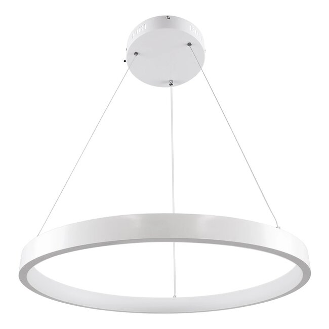 kelvo® NEMESIS KLV-101-0209 Κρεμαστό Φωτιστικό Οροφής LED 45W 4500lm 180° AC 220-240V IP20 Ρυθμιζόμενο Λευκό CCT με Χειριστήριο από 2700K έως 6000K Dimmable - Lumileds SMD Chip - Λευκό Ματ - Μ60 x Π60 x Υ4cm - 3 Χρόνια Εγγύηση