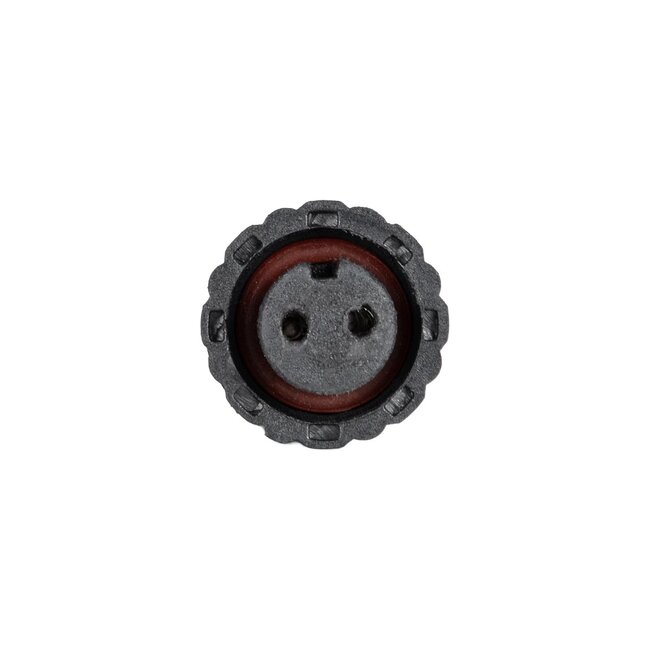 CONNECTOR 999-0265 2 Pin Σύνδεσμος Τροφοδοσίας για Wall Washers & Προβολείς με Είσοδο 2 x 0.25mm2 & Έξοδο 1 x Αρσενικό Βύσμα Αδιάβροχο IP65 - Μαύρο - Μ20 x Π1.5 x Υ1.5cm - 4