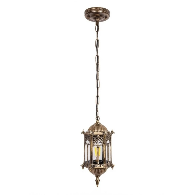  DARCY 00656 Vintage Κρεμαστό Φωτιστικό Οροφής με Ντουί 1 x E27 AC 220-240V IP20 - Μπρούτζινο - Μ15.5 x Π15.5 x Υ32.5cm - 4