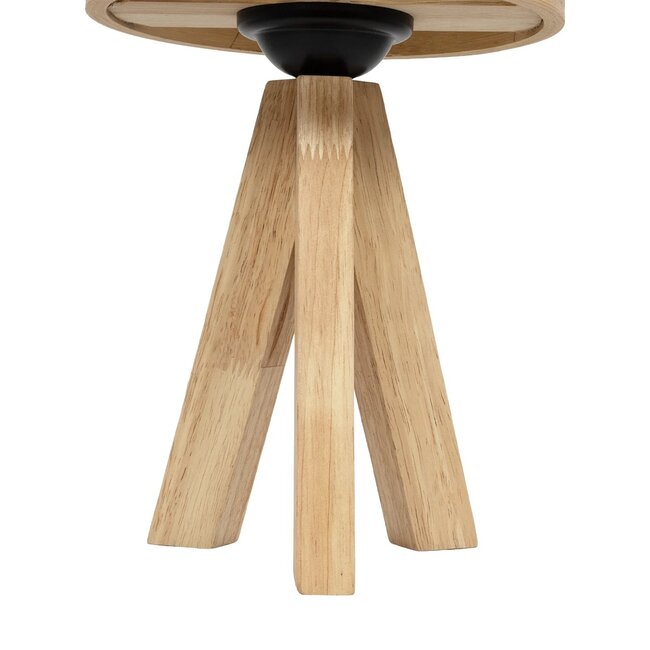 TULUM 01991 Boho Επιτραπέζιο Φωτιστικό Πορτατίφ με Ντουί 1 x E27 AC 220-240V IP20 - Μπεζ - Μ30 x Π30 x Υ41cm - 6