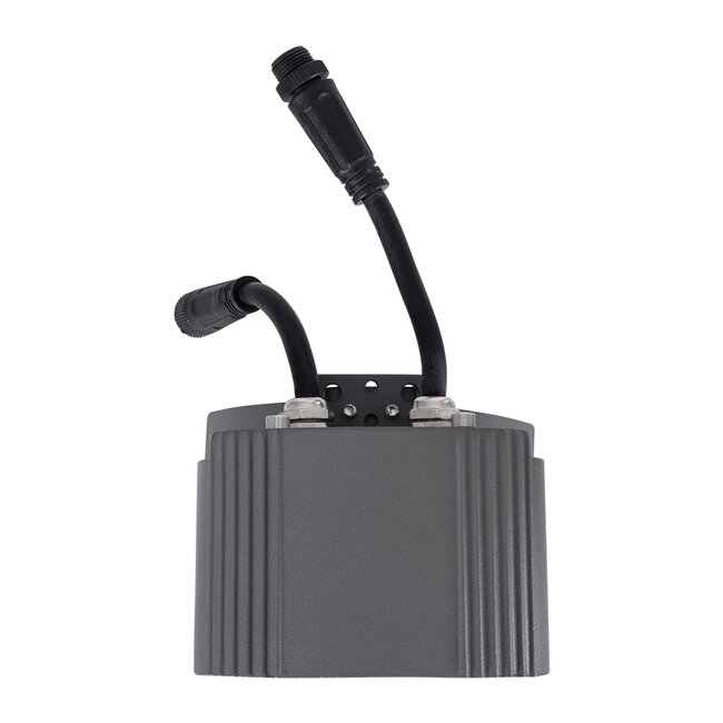 TREELIGHT-PLANTE 90518 Κυρτή Μπάρα Φωτισμού Wall Washer με Αντιθαμβωτική Γρίλια Ειδική για Φυτά - Δέντρα LED 3W 255lm 15° DC 24V Αδιάβροχο IP67 Μ11 x Π8.5 x Υ11cm RGBW DMX512 - Γκρι Ανθρακί - 3 Years Warranty - 8