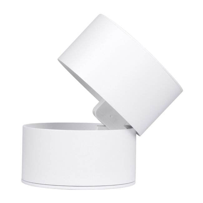 OMEGA-S 60298 Επιφανειακό LED Spot Downlight Φ10cm 12W 1560lm 36° AC 220-240V IP20 Φ10 x Υ10.5cm - Στρόγγυλο - Λευκό - Φυσικό Λευκό 4500K - Bridgelux COB - 5 Years Warranty - 6
