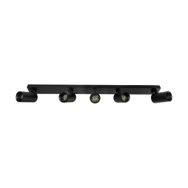 kelvo® SPOTA KLV-101-0142 Μοντέρνο Κινούμενο Φωτιστικό Σποτ Οροφής με Ντουί 5 x GU10 90° AC 220-240V IP20 - Μαύρο Ματ - Μ79.5 x Π6.3 x Υ14cm - 5 kelvo® SPOTA KLV-101-0142 Μοντέρνο Κινούμενο Φωτιστικό Σποτ Οροφής με Ντουί 5 x GU10 90° AC 220-240V IP20 - Μαύρο Ματ - Μ79.5 x Π6.3 x Υ14cm - 5
