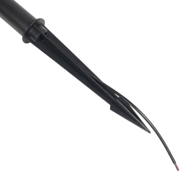 REED GLB-103-0008 Φωτιστικό Κολωνάκι Κήπου με Καρφωτή Βάση LED 5W 450lm 360° DC 24V Αδιάβροχο IP65 Θερμό Λευκό 2700K - Sanan SMD Chip - Μαύρο Ματ - Μ3 x Π3 x Υ65cm - 3 Χρόνια Εγγύηση - 8