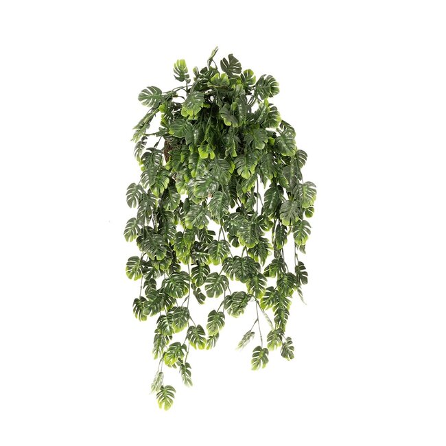 Artificial Garden MONSTERA HANGING PLANT 20633 Τεχνητό Κρεμαστό Διακοσμητικό Φυτό Φτέρης Π40 x Μ40 x Y88cm