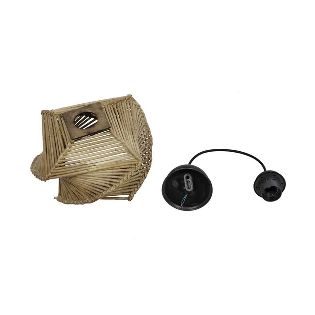 HUSLE 205-0043 Boho Κρεμαστό Φωτιστικό Οροφής με Ντουί 1 x E27 AC 220-240V IP20 - Μπεζ - M28 x Π28 x Υ19cm - 11 HUSLE 205-0043 Boho Κρεμαστό Φωτιστικό Οροφής με Ντουί 1 x E27 AC 220-240V IP20 - Μπεζ - M28 x Π28 x Υ19cm - 11