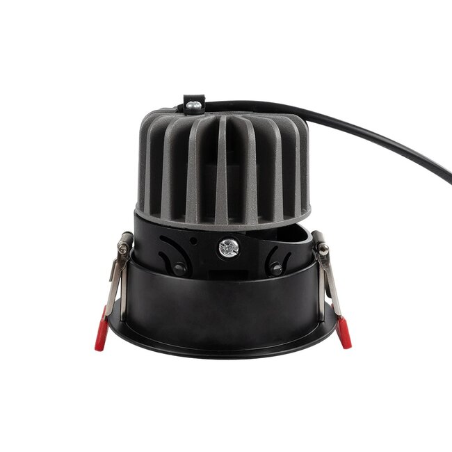 kelvo® ASYMMETRICAL KLV-101-0130 Χωνευτό Downlight Σποτ LED 7W 840lm 15°x30° AC 220-240V IP20 Θερμό Λευκό 2700K - Bridgelux COB Chip & TÜV SÜD Driver - Μαύρο Ματ - Μ8.3 x Π8.3 x Υ8.16cm / Q7.3cm - 5 Χρόνια Εγγύηση - 6