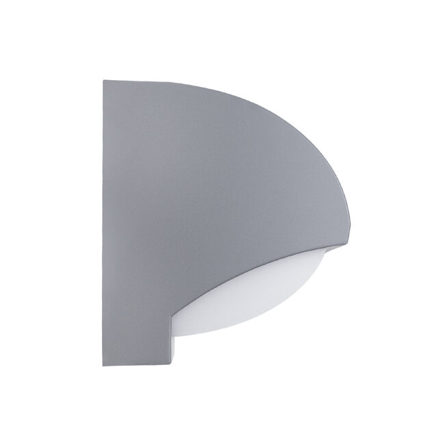 HORIZON 60692 Φωτιστικό Τοίχου - Απλίκα Αρχιτεκτονικού Φωτισμού Εσωτερικού/Εξωτερικού Χώρου Up or Down LED 15W 1575lm 120° AC175-265V Αδιάβροχο IP65 - Πλαστικό Σώμα - Φυσικό λευκό 4500K - Μ23.5 x Π11 x Υ10cm - Γκρι - Bridgelux Chip - 3 Χρόνια Εγγύηση