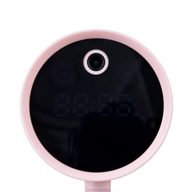 86007 Rechargeable Table Camera WiFi HD 1080P 160° 1500mAh Two Way Audio Motion Detection & Digital Clock - Επαναφορτιζόμενη Επιτραπέζια Κάμερα WiFi HD 1080P 160° 1500mAh Διπλή Κατέυθυνση Ομιλίας Ανιχνευτή Κίνησης & Ψηφιακό Ρολόι - Ροζ - 6