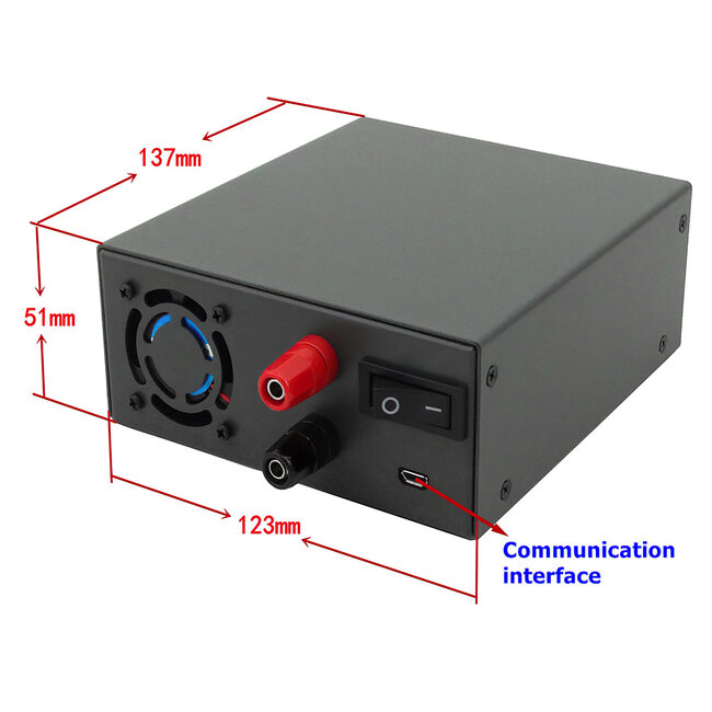 79984 DPS5020-USB-BT Ψηφιακό Δοκιμαστικό Εργαλείο Ηλεκτρονικού/Τεχνικού Τμήματος Ρυθμιζόμενης Τάσης & Ampere - Βολτόμετρο/Αμπερόμετρο/Βατόμετρο Μετατροπέας με LCD Οθόνη Max Output 0-20A/DC - 4