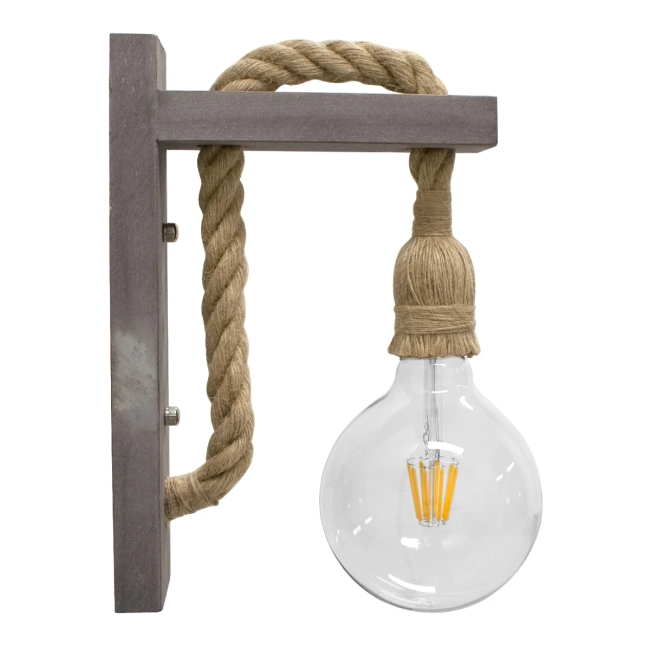 KENSI 00879 Boho Φωτιστικό Τοίχου - Απλίκα με Ντουί 1 x E27 AC 220-240V IP20 - Καφέ & Μπεζ - Μ7 x Π20 x Υ30cm KENSI 00879 Boho Φωτιστικό Τοίχου - Απλίκα με Ντουί 1 x E27 AC 220-240V IP20 - Καφέ & Μπεζ - Μ7 x Π20 x Υ30cm