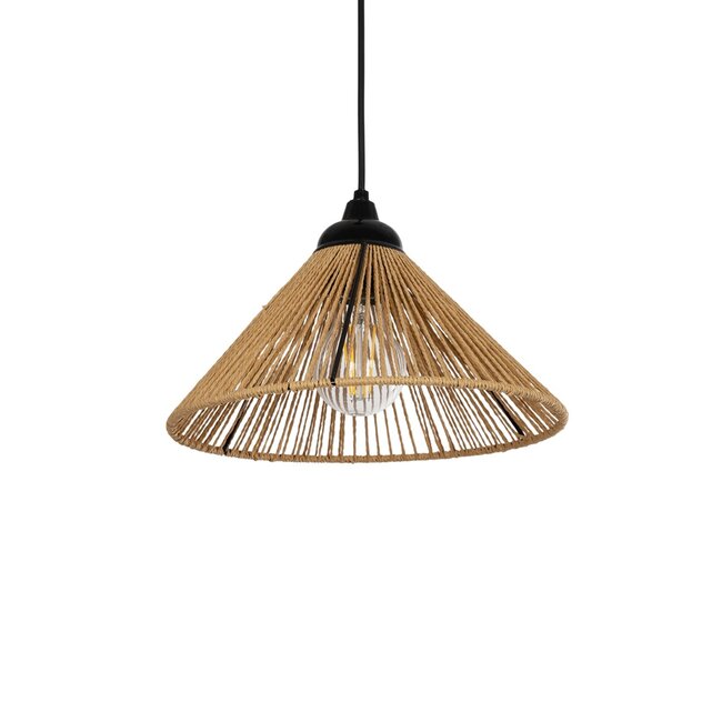FUNIS 205-0084 Boho Κρεμαστό Φωτιστικό Οροφής με Ντουί 1 x E27 AC 220-240V IP20 - Μπεζ - M25 x Π25 x Υ16cm - 2 FUNIS 205-0084 Boho Κρεμαστό Φωτιστικό Οροφής με Ντουί 1 x E27 AC 220-240V IP20 - Μπεζ - M25 x Π25 x Υ16cm - 2