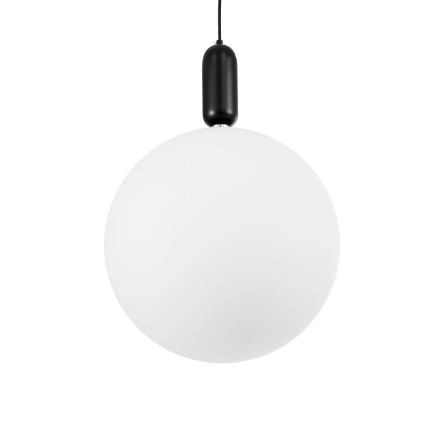 kelvo® ESTETICO KLV-101-0381 Κρεμαστό Φωτιστικό Οροφής για Λάμπα με Ντουί E27 AC 220-240V IP20 - Μαύρο Ματ & Λευκό - Μ40 x Π40 x Υ58cm - 5