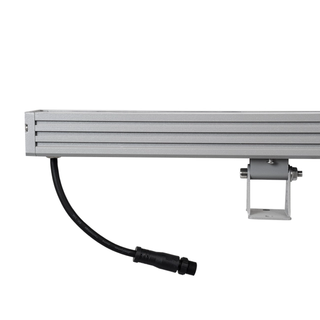 WASHERJAVIA 90556 Μπάρα Φωτισμού Wall Washer LED 48W 5520lm 5° DC 24V Αδιάβροχο IP67 Φυσικό Λευκό 4500K Dimmable - Bridgelux SMD Chip - Γκρι Ανθρακί - Μ100 x Π5.2 x Υ3.6cm - 3 Χρόνια Εγγύηση - 7