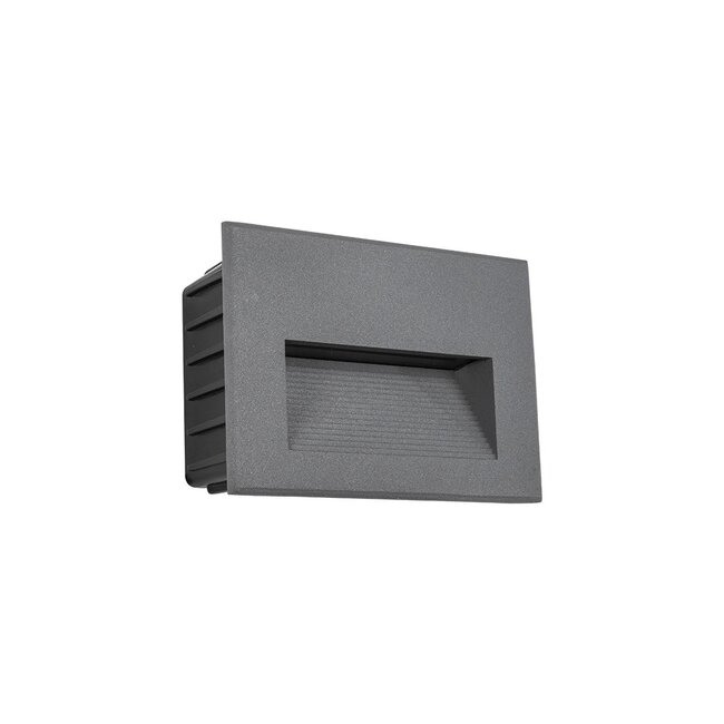 kelvo® STEPART KLV-101-0084 Μοντέρνο Χωνευτό Φωτιστικό Σκαλοπατιού - Διαδρόμου LED 6W 750lm 45° AC 220-240V Αδιάβροχο IP65 Θερμό Λευκό 2700K - Lumileds SMD Chip & TÜV SÜD Driver - Γκρι Ανθρακί Ματ - Μ11.5 x Π5.3 x Υ8.3cm / Q10.63 x 7.61cm - 5 Χρόνια Εγγύηση - 3 kelvo® STEPART KLV-101-0084 Μοντέρνο Χωνευτό Φωτιστικό Σκαλοπατιού - Διαδρόμου LED 6W 750lm 45° AC 220-240V Αδιάβροχο IP65 Θερμό Λευκό 2700K - Lumileds SMD Chip & TÜV SÜD Driver - Γκρι Ανθρακί Ματ - Μ11.5 x Π5.3 x Υ8.3cm / Q10.63 x 7.61cm - 5 Χρόνια Εγγύηση - 3