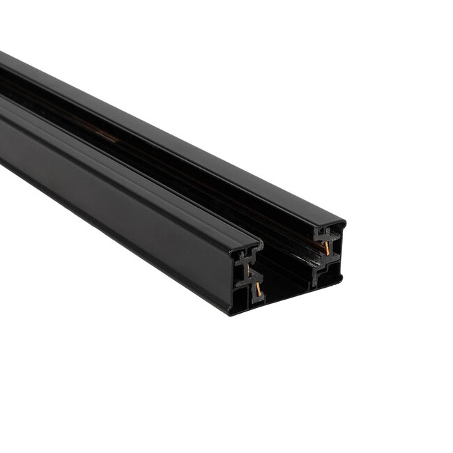 TRACKOLD-2PH 60875 Διφασική Ράγα 3 Καλωδίων 2L+1N για Σύστημα Ράγας Trackold-2PH AC 220-240V IP20 - Μαύρο Ματ - Μ100 x Π5 x Υ1cm