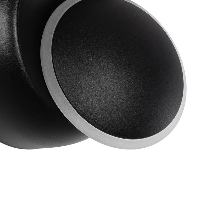 TSUKI 60675 Μοντέρνο Φωτιστικό Τοίχου - Απλίκα LED 5W 625lm 180° AC 220-240V Αδιάβροχο IP65 Θερμό Λευκό 2700K - Bridgelux COB Chip & TÜV SÜD Driver - Μαύρο Ματ - Μ14 x Π8.5 x Υ14cm - 5 Χρόνια Εγγύηση - 7