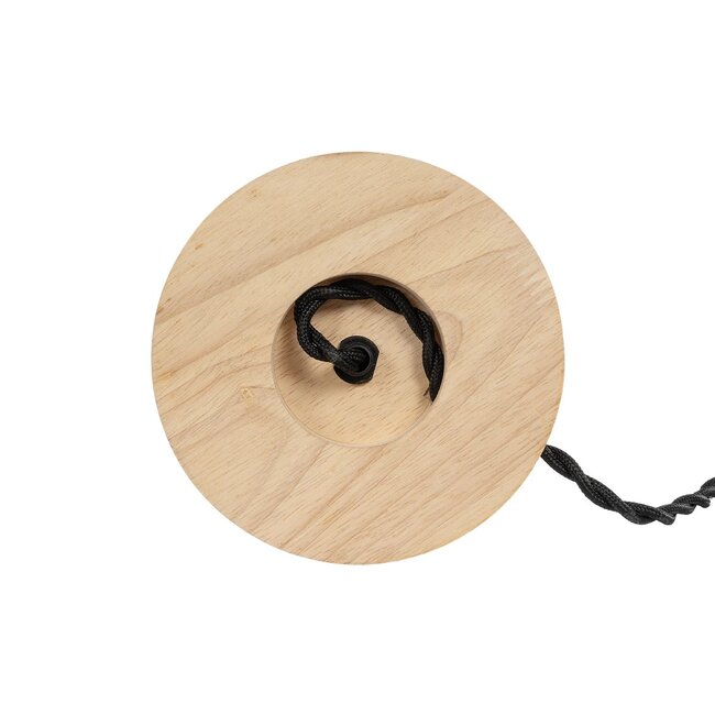 NOX 77703 Μοντέρνο Επιτραπέζιο Φωτιστικό Πορτατίφ με Ντουί 1 x E27 AC 220-240V IP20 - Μπεζ & Ασημί - Μ12 x Π12 x Υ9cm - 6