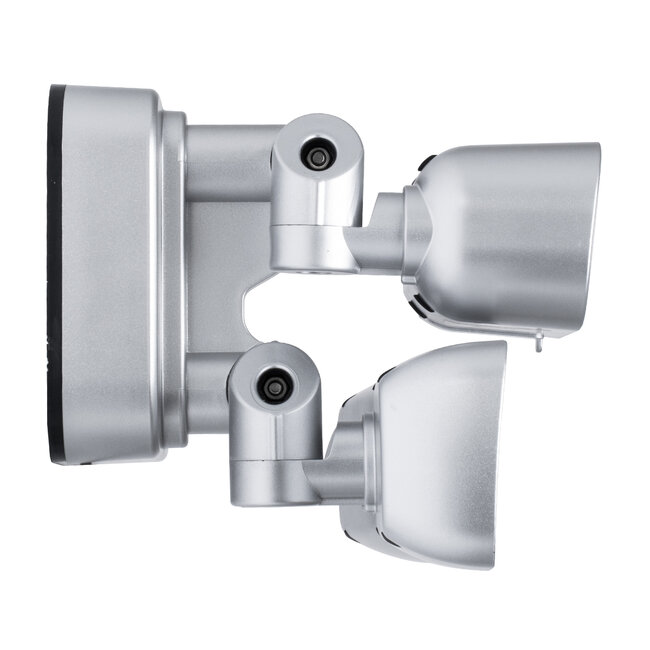 86043 Προβολέας LED SMD 24W 2160lm με IP Camera 1080P 2MP WiFi 150° Μοιρών - AC 230V - με Αισθητήρα Ημέρας-Νύχτας & Ρύθμιση Χρόνου Ανάμματος - Αδιάβροχος IP66 Ψυχρό Λευκό 6000K - Ασημί - 8