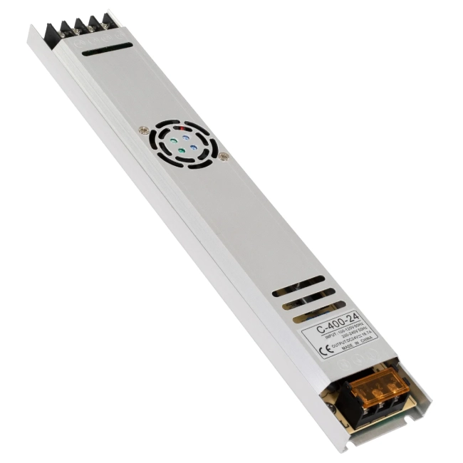 73019 Μεταλλικό Τροφοδοτικό PELV Ultra Slim για Προϊόντα LED 400W 16.7A - AC 220-240V σε DC 24V - IP20 Μ31 x Π5.4 x Υ2.3cm - 3 Years Warranty 73019 Μεταλλικό Τροφοδοτικό PELV Ultra Slim για Προϊόντα LED 400W 16.7A - AC 220-240V σε DC 24V - IP20 Μ31 x Π5.4 x Υ2.3cm - 3 Years Warranty