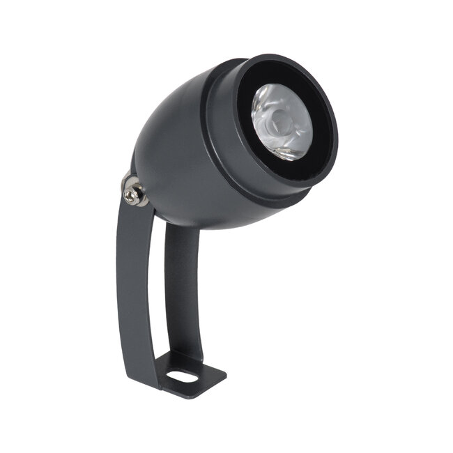 TREELIGHT-TREEGAL 90463 Σποτ Φωτισμού Ειδικό για Φυτά - Δέντρα με Βάση Μπετού & Κορμού LED 3W 315lm 15° DC 24V Αδιάβροχο IP67 Φ5 x Υ14.7cm RGBW DMX512 - Γκρι Ανθρακί - 3 Years Warranty