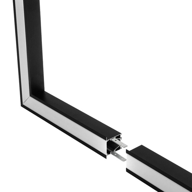 ALP-CORNER-SIDE90 RECESSA 61789 Χωνευτό Προφίλ Αλουμινίου Γωνία με Λευκό Γαλακτερό Πατητό Κάλυμμα για Ταινίες LED IP20 - Μαύρο Ματ - Μ30 x Π3.5 x Υ4cm ALP-CORNER-SIDE90 RECESSA 61789 Χωνευτό Προφίλ Αλουμινίου Γωνία με Λευκό Γαλακτερό Πατητό Κάλυμμα για Ταινίες LED IP20 - Μαύρο Ματ - Μ30 x Π3.5 x Υ4cm
