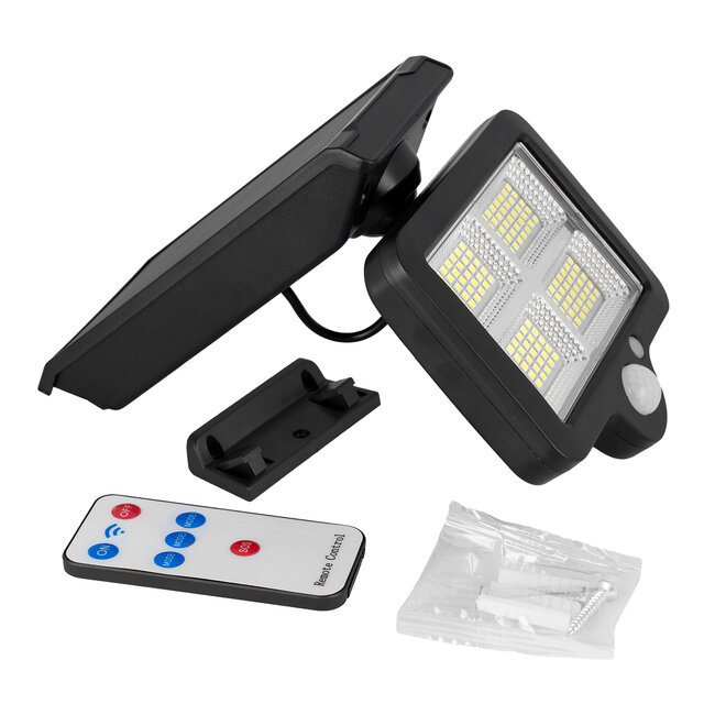 71483 Αυτόνομος Ηλιακός Προβολέας LED SMD 20W 1500lm με Ενσωματωμένη Μπαταρία 2400mAh - Φωτοβολταϊκό Πάνελ με Αισθητήρα Ημέρας-Νύχτας - PIR Αισθητήρα Κίνησης και Ασύρματο Χειριστήριο IR Αδιάβροχο IP65 Ψυχρό Λευκό 6000K - 9 71483 Αυτόνομος Ηλιακός Προβολέας LED SMD 20W 1500lm με Ενσωματωμένη Μπαταρία 2400mAh - Φωτοβολταϊκό Πάνελ με Αισθητήρα Ημέρας-Νύχτας - PIR Αισθητήρα Κίνησης και Ασύρματο Χειριστήριο IR Αδιάβροχο IP65 Ψυχρό Λευκό 6000K - 9