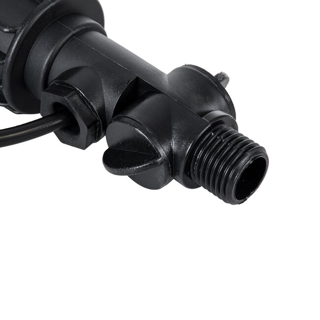 GARDENINI 61544 Καρφωτό Φωτιστικό Σποτ Κήπου LED 5W 550lm 38° DC 24V IP68 Υψηλής Αντοχής ABS IK06 Φ5.5 x Υ13.5cm - Πράσινο 550nm Dimmable - Μαύρο - Bridgelux Chip - 3 Years Warranty - 7