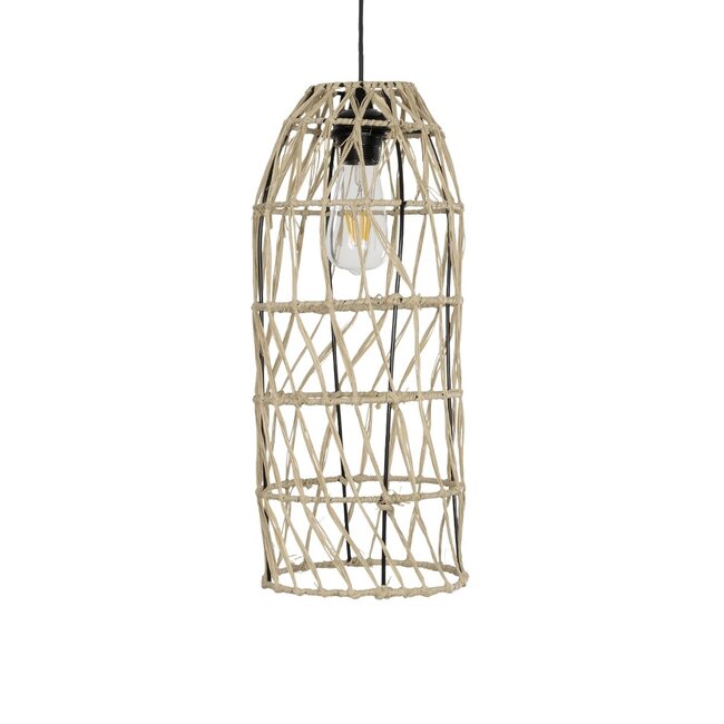 NETI 205-0024 Boho Κρεμαστό Φωτιστικό Οροφής με Ντουί 1 x E27 AC 220-240V IP20 - Μπεζ - M20 x Π20 x Υ49cm - 5