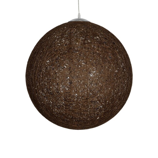 OCEANA 999-0156 Boho Κρεμαστό Φωτιστικό Οροφής με Ντουί 1 x E27 AC 220-240V IP20 - Καφέ - Μ60 x Π60 x Υ60cm - 4