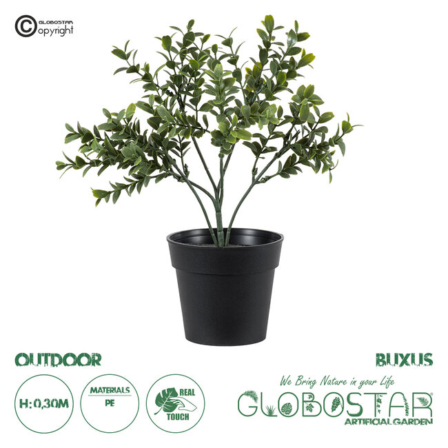 Artificial Garden BUXUS 20388 Τεχνητό Διακοσμητικό Φυτό Πυξός Υ30cm