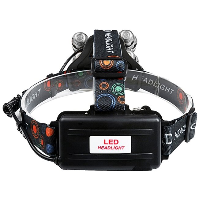 79059 Φακός Κεφαλής Επαναφορτιζόμενος LED CREE XML2-T6 Chip 50 Watt 5000 lm με 2 x 18650 Μπαταρίες 5200Mah Ψυχρό Λευκό 6000 K - 4 79059 Φακός Κεφαλής Επαναφορτιζόμενος LED CREE XML2-T6 Chip 50 Watt 5000 lm με 2 x 18650 Μπαταρίες 5200Mah Ψυχρό Λευκό 6000 K - 4