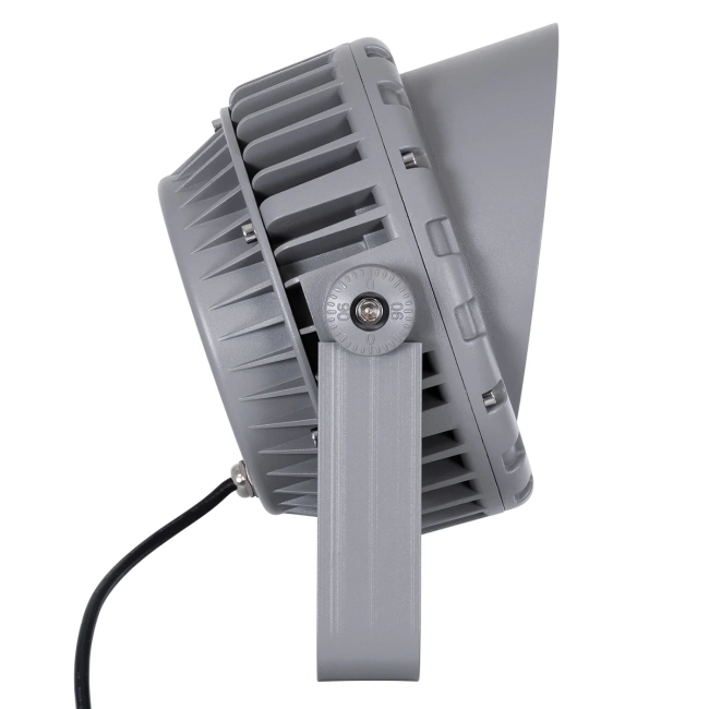  FLOODMENA 90337 Προβολέας Σποτ Wall Washer με Αντιθαμβωτική Γρίλια LED 36W 3060lm 30° AC 220-240V Αδιάβροχο IP67 Ultra Θερμό Λευκό 2200K - Bridgelux SMD Chip - Γκρι Ανθρακί - Μ23.5 x Π17.5 x Υ25.5cm - 3 Χρόνια Εγγύηση - 5