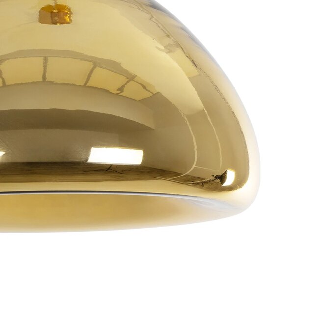 CRISTIN 999-0037 Μοντέρνο Κρεμαστό Φωτιστικό Οροφής με Ντουί 1 x G4 AC 220-240V IP20 - Χρυσό - Μ18 x Π18 x Υ13cm - 8