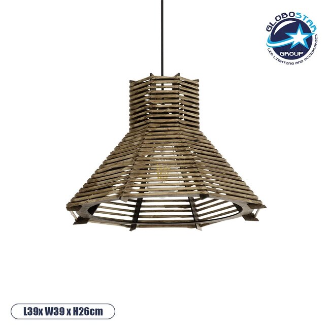 MEGALISTO 205-0051 Boho Κρεμαστό Φωτιστικό Οροφής με Ντουί 1 x E27 AC 220-240V IP20 - Μπεζ - M40 x Π40 x Υ26cm MEGALISTO 205-0051 Boho Κρεμαστό Φωτιστικό Οροφής με Ντουί 1 x E27 AC 220-240V IP20 - Μπεζ - M40 x Π40 x Υ26cm