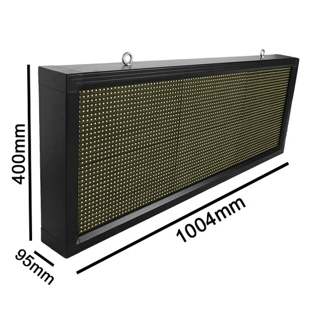 90270 Κυλιόμενη Ψηφιακή Επιγραφή P10 LED SMD AC 220-240V με Wi-Fi - Αδιάβροχή IP54 - Μονής Όψης - Μ100.4 x Π9.5 x Υ40cm Ψυχρό Λευκό 6000K - 4 90270 Κυλιόμενη Ψηφιακή Επιγραφή P10 LED SMD AC 220-240V με Wi-Fi - Αδιάβροχή IP54 - Μονής Όψης - Μ100.4 x Π9.5 x Υ40cm Ψυχρό Λευκό 6000K - 4