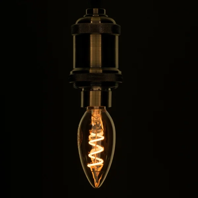 CANDLE 99133 Λάμπα Κεράκι E14 C35 LED 4W 320lm 360° AC 220-240V IP20 Ultra Θερμό Λευκό 2200K Dimmable - Soft S Spiral Filament Chip - Μελί - Μ3.5 x Π3.5 x Υ9.8cm - 3 Χρόνια Εγγύηση CANDLE 99133 Λάμπα Κεράκι E14 C35 LED 4W 320lm 360° AC 220-240V IP20 Ultra Θερμό Λευκό 2200K Dimmable - Soft S Spiral Filament Chip - Μελί - Μ3.5 x Π3.5 x Υ9.8cm - 3 Χρόνια Εγγύηση