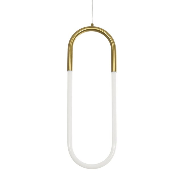 kelvo® GLOW KLV-101-0176 Κρεμαστό Φωτιστικό Οροφής LED 18W 1800lm 360° AC 220-240V IP20 Ρυθμιζόμενο Λευκό CCT με On/Off 2700K/4500K/6000K - Lumileds SMD Chip - Χρυσό Πλατίνα - Μ20 x Π2.5 x Υ60cm - 3 Χρόνια Εγγύηση - 11
