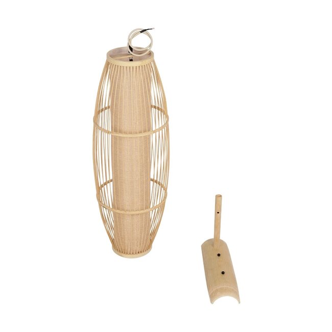 TULUM 01974 Boho Φωτιστικό Τοίχου - Απλίκα με Ντουί 1 x E27 AC 220-240V IP20 - Μπεζ - Μ28 x Π34 x Υ102cm - 8