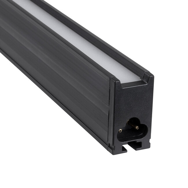 MARKET 61020-S Γραμμικό Φωτιστικό Οροφής Linear LED CCT 18W 2230lm 60° AC 220-240V Μ120 x Π2 x Υ4cm Ψυχρό Λευκό 6000K - Μαύρο - 3 Years Warranty - 5