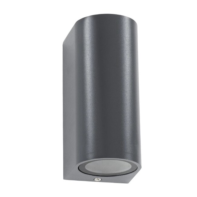kelvo® MURANO KLV-101-0016 Φωτιστικό Τοίχου / Απλίκα για 2 Λάμπες MR16 με Ντουί GU10 AC 220-240V Αδιάβροχο IP65 - Γκρι Ανθρακί Ματ - Μ8 x Π8 x Υ15cm kelvo® MURANO KLV-101-0016 Φωτιστικό Τοίχου / Απλίκα για 2 Λάμπες MR16 με Ντουί GU10 AC 220-240V Αδιάβροχο IP65 - Γκρι Ανθρακί Ματ - Μ8 x Π8 x Υ15cm