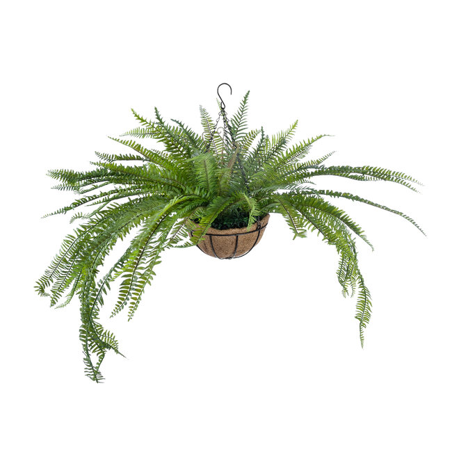 Artificial Garden FERN HANGING PLANT 20624 Τεχνητό Κρεμαστό Διακοσμητικό Φυτό Φτέρης Y90cm