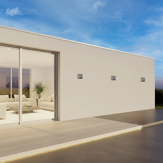 kelvo® ARKOS KLV-101-0111 Μοντέρνο Φωτιστικό Τοίχου - Απλίκα LED 8W 840lm 15° AC 220-240V Αδιάβροχο IP65 Θερμό Λευκό 2700K - Lumileds COB Chip & TÜV SÜD Driver - Γκρι Ανθρακί Ματ - Μ14 x Π5.5 x Υ14cm - 5 Χρόνια Εγγύηση - 2 kelvo® ARKOS KLV-101-0111 Μοντέρνο Φωτιστικό Τοίχου - Απλίκα LED 8W 840lm 15° AC 220-240V Αδιάβροχο IP65 Θερμό Λευκό 2700K - Lumileds COB Chip & TÜV SÜD Driver - Γκρι Ανθρακί Ματ - Μ14 x Π5.5 x Υ14cm - 5 Χρόνια Εγγύηση - 2