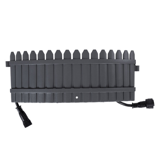 TREELIGHT-JINA 90695 Κυρτή Μπάρα Φωτισμού Wall Washer με Αντιθαμβωτική Γρίλια Ειδική για Φυτά - Δέντρα LED 18W 1530lm 10° DC 24V Αδιάβροχο IP67 L29 x W11 x H10.5cm RGBW DMX512 - Γκρι Ανθρακί - 3 Years Warranty - 7