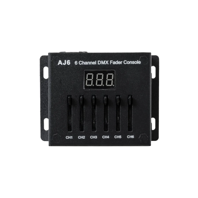70675 AJ6 SKYDANCE DMX 6 Channel Fader Console - Κονσόλα Φωτισμού 6 Καναλιών DMX DC 5-12V ή 3 x AAA Μπαταρίες - IP20 Μ10 x Π7 x Υ4cm - 5 Years Warranty - 5